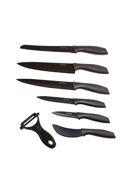 CECOTEC Set 7 Cuchillos Titanium 7'li Profesyonel Mutfak Bıçak Seti