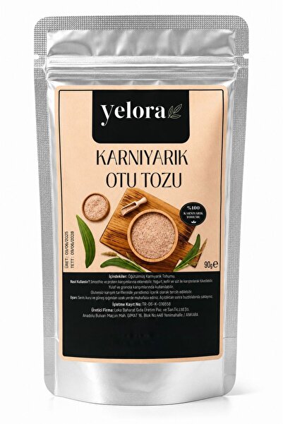 yelora karnıyarık otu tozu (Psyllium) 90gr