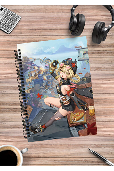 mertfigur Genshin Impact Jahoda Caiet spiralat anime A5 (50 de coli)