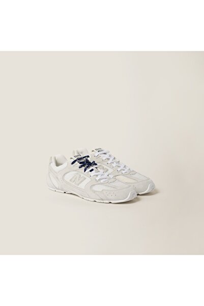 NEW Balance X Miu Miu 530 SL suede and mesh sneakers