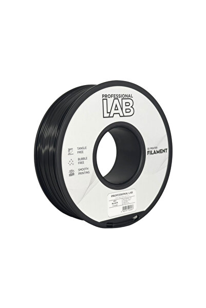 Professional LAB Filament 3D, Professional LAB, ABS+, negru, compatibil unive...