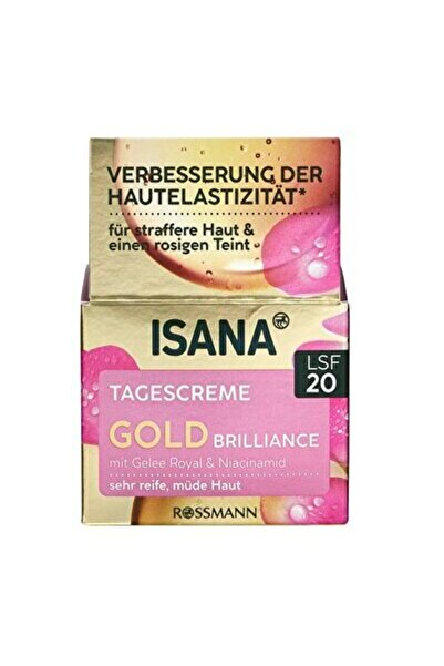 ISANA Gold Brilliance Gündüz Kremi Yoğun Bakım-SPF20 50 ml