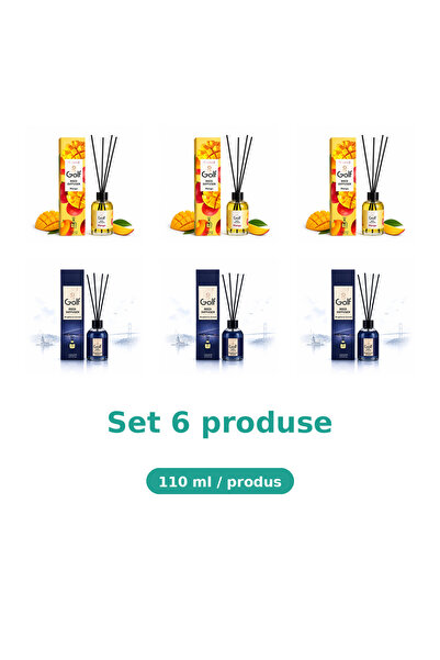 Golf Set 6 Produse Golf, Mix 3x Mango, 3x Bosphorus Dream