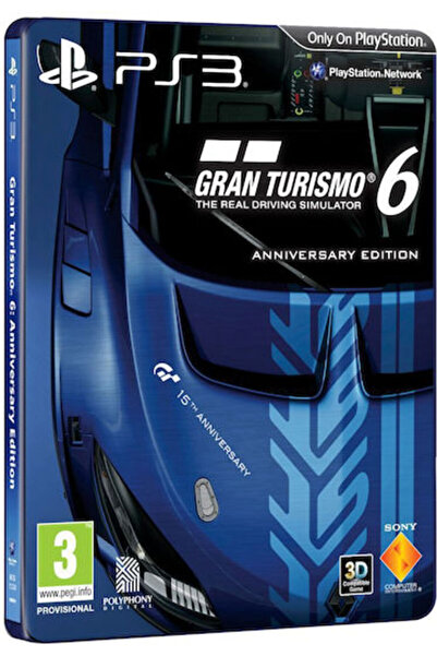Sony Gran Turismo 6 (Επετειακή Έκδοση) Παιχνίδι PS3 (Μεταχειρισμένο)