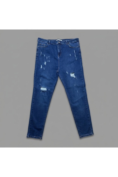 NOVENTA Blugi skinny Kentachvi plus size cu rupturi și zgârieturi