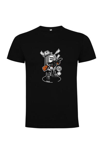 iLovePrints Gangsta Game Over Robot Tshirt