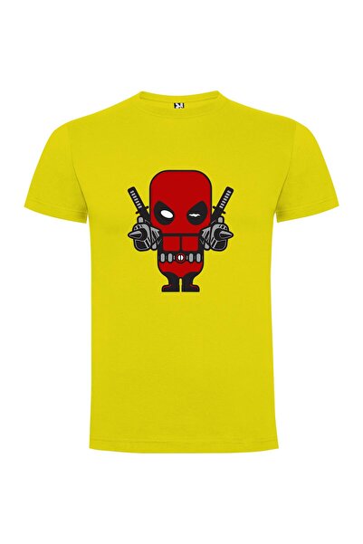 iLovePrints Red Gunslinger Deadpool Tshirt