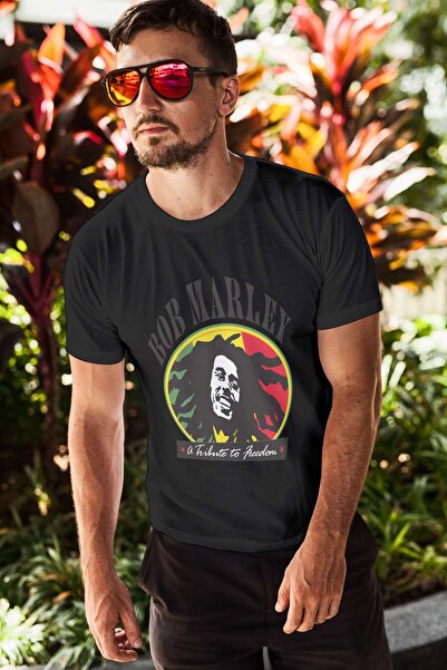 iLovePrints Bob Marley Tribute Poster Tshirt