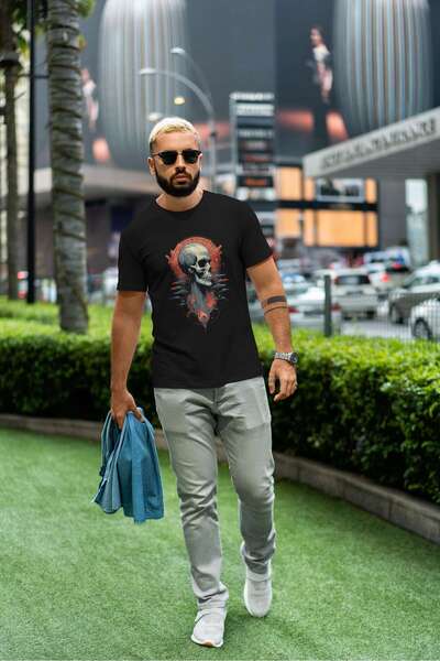 iLovePrints Abstract Skull Art Tshirt