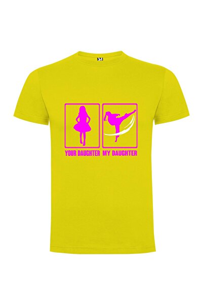 iLovePrints Pink Karate Daughter Rendition Tshirt