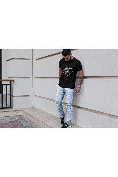 iLovePrints Vintage Car Illustration Tshirt