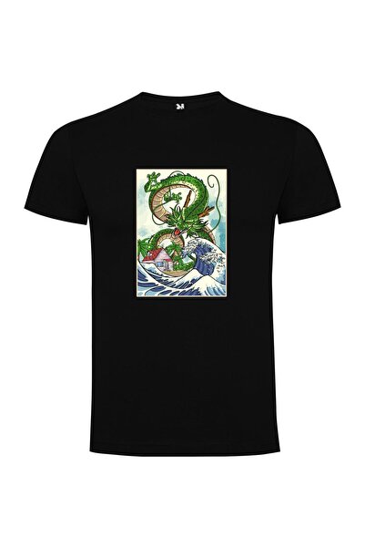 iLovePrints Dragon Wave Fantasy Tshirt