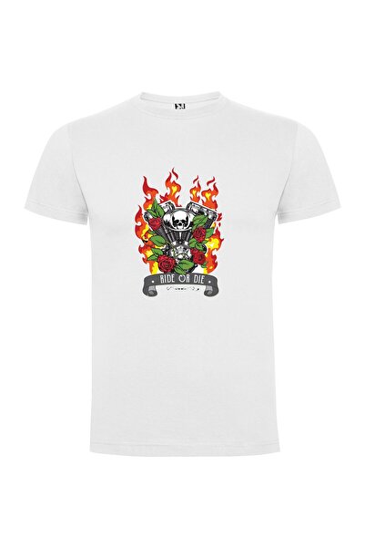 iLovePrints Roses & Bones Ride Tshirt