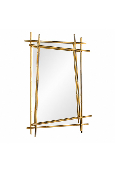 Kiana Gold Linear Opulence Framed Mirror
