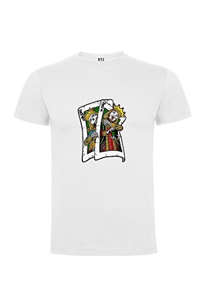 iLovePrints Regal Card Game Illustration Tshirt