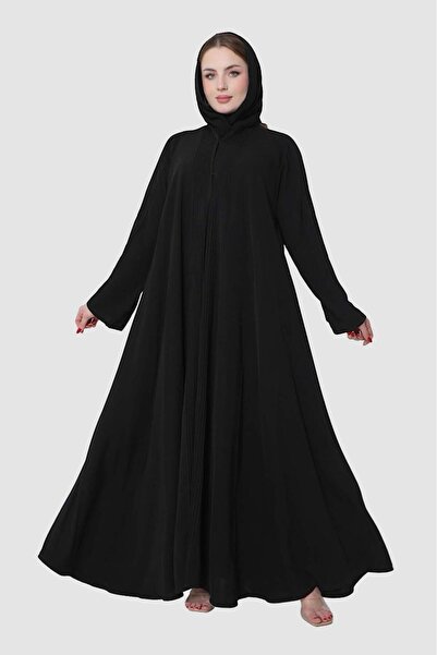 Stylish Fashion عباية من ستايلش فاشن كلوش أزرار باللون الأسود