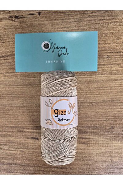 GİZA Runner & American Service Service No:3 Nm:1.5 Polyester Macrame 030 Beig...