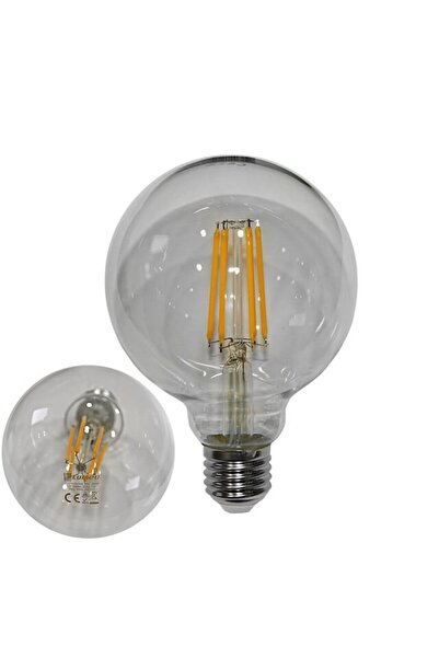 Adeleq Λάμπα LED FILAMENT (COG), διάφανη GLOBE Φ95, 10W, για Ντουί Ε27, 2800Κ...