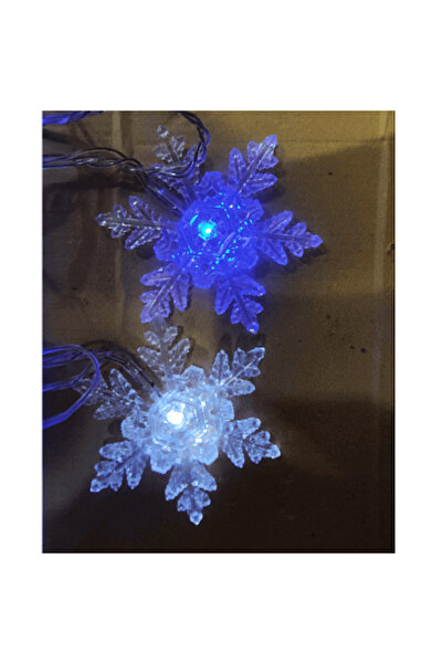 Generic 23 λαμπάκια LED ασύμμετρη κουρτίνα (βροχή) με ακρυλικές χιονονιφάδες ...