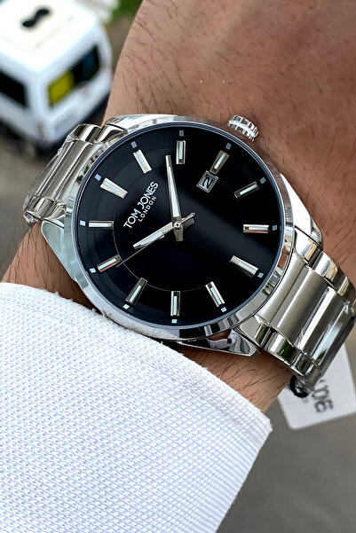 Tom Jones London Original 2 Year Warranty Men's Wristwatch Steel Band 3 Atm W...