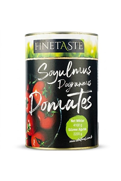 Fine Taste Soyulmuş Doğranmış Domates 4.1 Kg