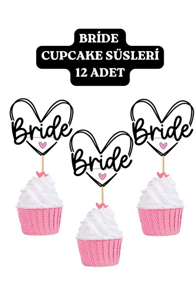P&B COLLECTION WORKSHOP 12 Adet Bekarlığa Veda Partisi Bride To Be Parti Kürd...