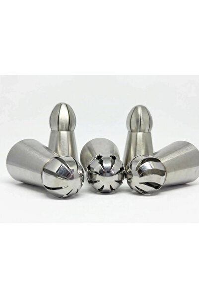 Epilons 5-Piece Professional Russian Ball Tip Set – 5.9 cm Large Size Stainle...