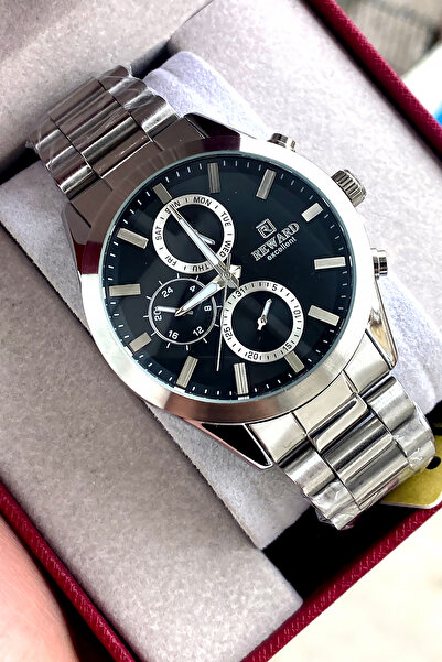 Reward Original 2 Year Warranty Men's Wristwatch Steel Band 3 Atm Water Resis...