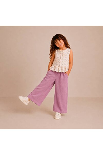 OZZY KİDS Girl's Muslin Fabric Set