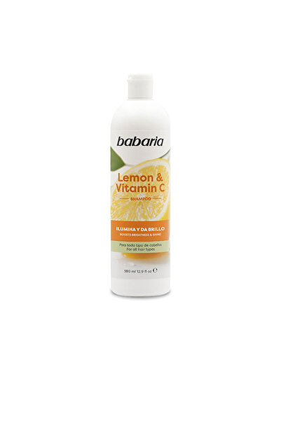 Babaria Zitrone & Vitamin C Shampoo für Leuchtkraft und Glanz 380 ml