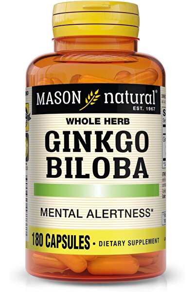 Mason Natural جينكو بيلوبا (180 كبسولة)