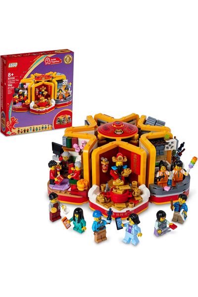 LEGO Lunar New Year Traditions 80108 Building Kit; Gift Toy for Kids Aged 8 a...