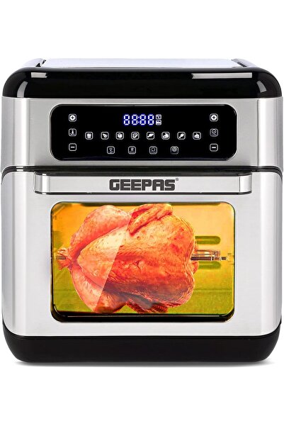 Geepas 9-in-1 Air Fryer, 10 Liter Capacity - Oil-Free Cooking Air Fryer - LED...