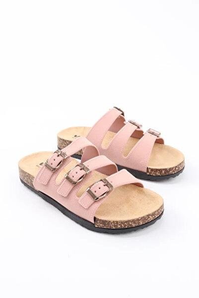 VİNY Women's Comfort Slide Sandals – Adjustable Triple Buckle Slippers, Light...