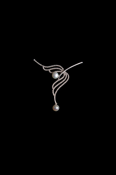 L&S JEWELLERY EN SEVİLEN İNCİ KOLYE UCU 925 AYAR GÜMÜŞ RODYUM (BEYAZ ALTIN) K...