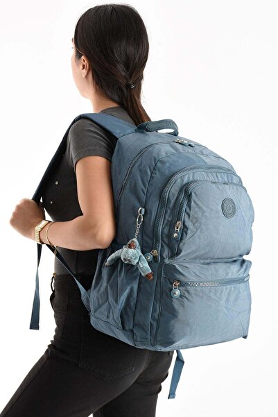 NEMO BAGS حقيبة مدرسية زرقاء للجنسين، حقيبة كمبيوتر محمول مقاس 16 بوصة، حقيبة...