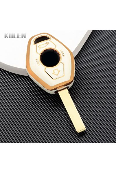 KeyRoN BMW X3 X5 Z3 Z4 3 5 7 serija E38 E39 E46 E83 KUĆIŠTE KLJUČA BELO/ZLATNO