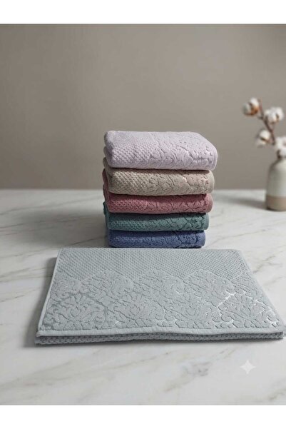 New Cotton Home Işıltı 6-Pack 100% Natural Cotton Dowry Towel 50X90 cm Ultra ...