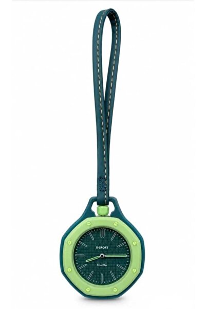 Generic De Sport 8D Design Pocket Watch and Fob with Leather Hanging Strap