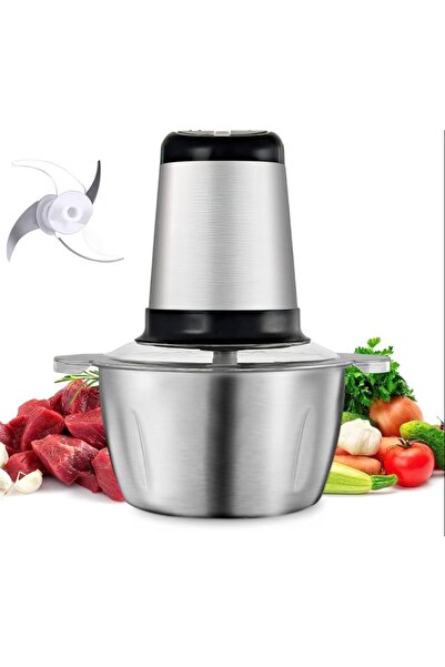 staınless steel Electric Food Chopper & Meat Grinder 3L, 300W Food Processor ...