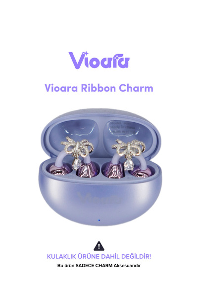 Vioara Charms زينة متوافقة مع سماعات الأذن (قطعتان)
