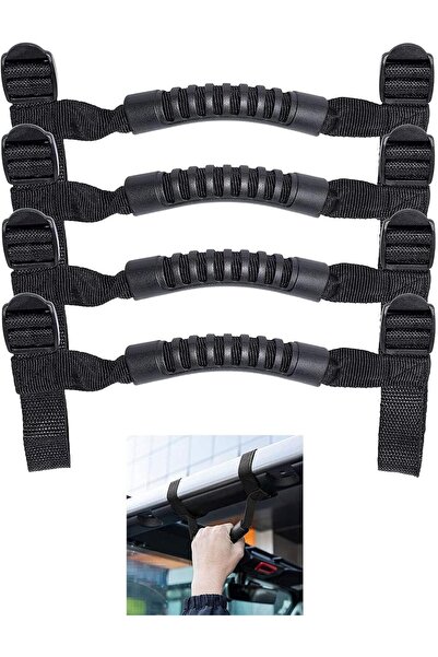Arabest 4-Piece Car Grab Handle Set,Non-slip Nylon,Rugged Design,Durable,for ...