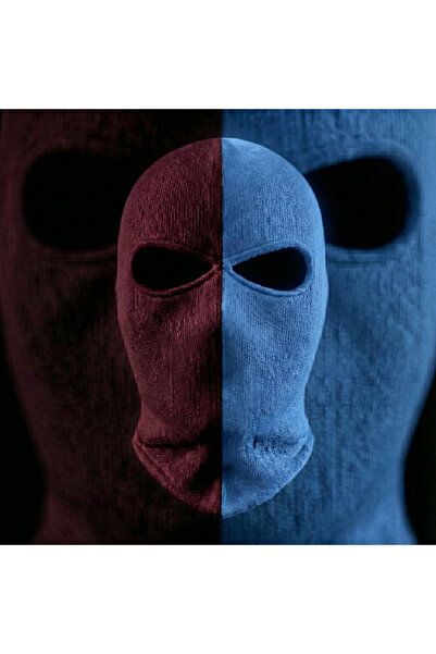 maskcult Bordo Mavi Maske