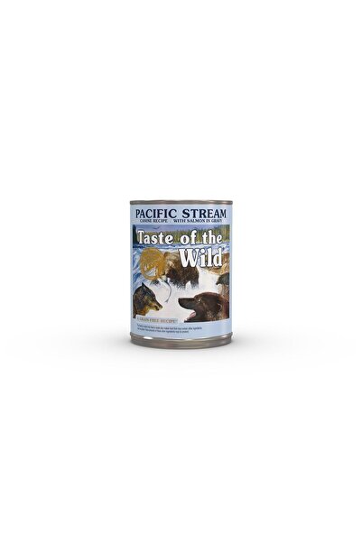 Taste of the Wild Πασίφικ Στριμ Σολομός Υγρή Τροφή Σκύλου 390 γρ.