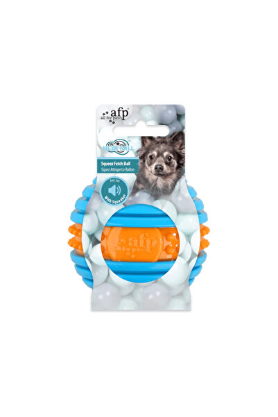 Afp All for Paws Meta Ball Jucărie de aport pentru câini, Minge dentară scârț...