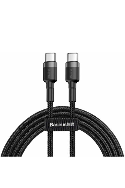 Baseus Cablu USB-C la USB-C Cafule PD 2.0 60W 1m Gri/Negru