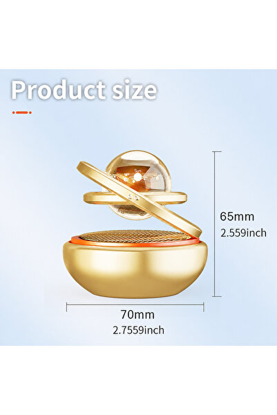 Kwak's Solar Powered Car Air Freshener Car Interior Air Purifier Car Decorati...