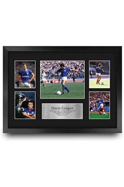 HWC Trading FR A3 Davie Cooper Rangers Gifts Printed Signed Autograph Picture...