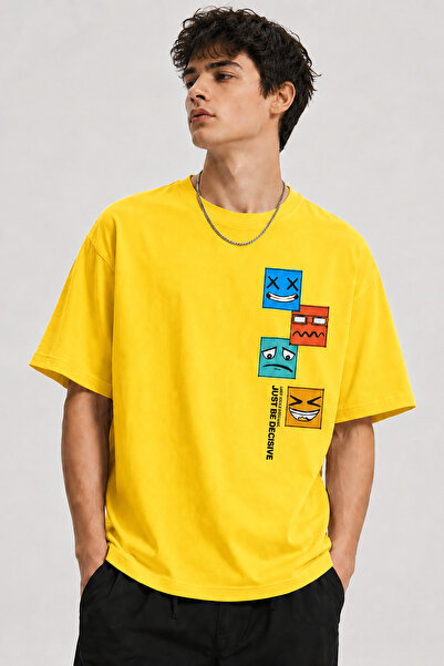 ArtYus Samo budi odlučan – grafička majica sa štampanjem, unisex, oversize – ...