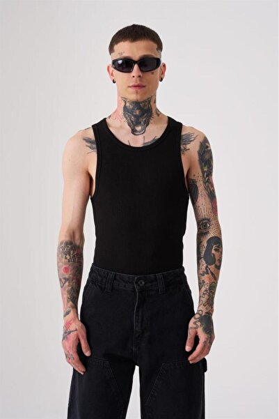 Machinist Tricou pentru bărbați Top Tank Pro din bumbac, negru